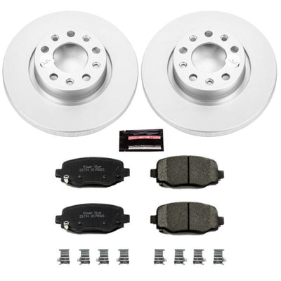 Power Stop 15-17 Chrysler 200 Front & Rear Z17 Evolution Geomet Coated Brake Kit