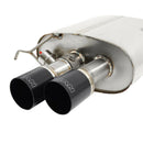 Dinan 11-16 BMW 550i xDrive Freeflow Axleback Exhaust System - Black