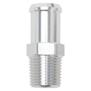 Edelbrock Hose End Straight 1/2In NPT to 3/4In Barb Clear Anodize