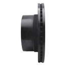 R1 19-25 Ram 3500 Rear Right Drilled & Slotted Black Brake Rotor