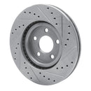 R1 03-09 Chrysler PT Cruiser Front & Rear Drilled & Slotted Silver Brake Rotor Set