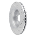 R1 11-25 Dodge Durango Front Drilled & Slotted Silver Brake Rotor Set
