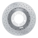 DFC 10-11 Porsche 911 Left Front Drilled Hi-Carbon Alloy Geomet Coated Rotor