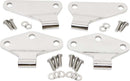 Kentrol 07-18 Jeep Wrangler JK Body Door Hinge Set 4 Pieces 2 Door - Polished Silver