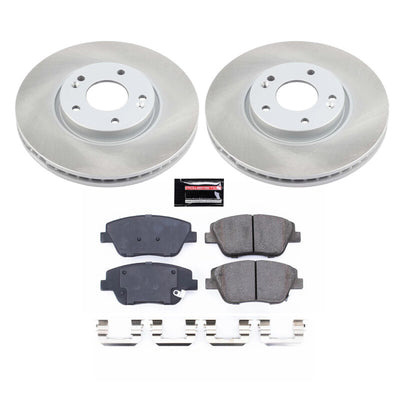 Power Stop 14-16 Kia Optima Front and Rear Semi-Coated Rotor Kit