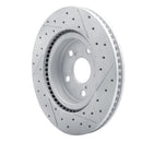 R1 18-25 Lexus ES250 Front & Rear Drilled & Slotted Carbon Coated Brake Rotor Set