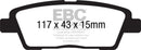 EBC S12 Brake Pad and Rotor Kit