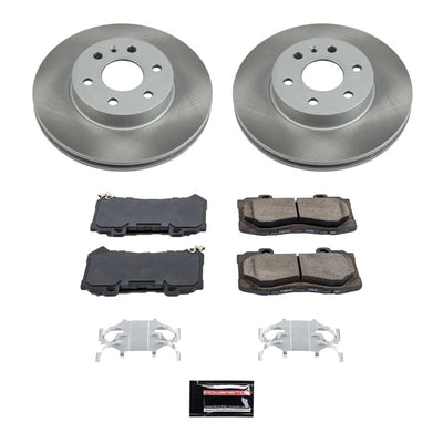 Power Stop 15-20 Chevrolet Colorado Front and Rear Semi-Coated Rotor Kit