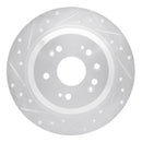 R1 10-15 Honda Accord Crosstour Front & Rear Drilled & Slotted Silver Brake Rotor Set