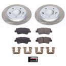 Power Stop 17-20 Hyundai Elantra Front and Rear Semi-Coated Rotor Kit