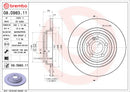 Brembo 16-17 Honda Accord/16-22 Civic/19-22 Insight Front UV Coated Rotor