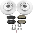 Power Stop 2015 Hyundai Sonata Front & Rear Z17 Evolution Geomet Coated Brake Kit