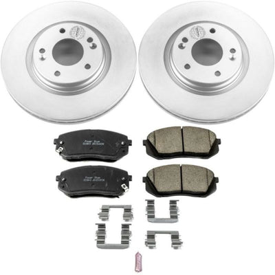 Power Stop 2016 Hyundai Sonata Front & Rear Z17 Evolution Geomet Coated Brake Kit