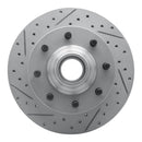 R1 71-95 Chevrolet C30 Pickup Front Left Drilled & Slotted Geo-Carbon Rotor