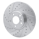 R1 07-18 BMW X5 Front & Rear Drilled & Slotted Silver Brake Rotor Set