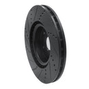 R1 13-20 Subaru WRX Front & Rear Drill/Slot Black Rotors w/Optimum Pads