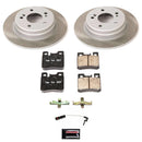 Power Stop 99-00 Mercedes-Benz C230 Front and Rear Semi-Coated Rotor Kit