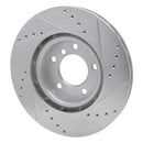 R1 95-02 BMW M3 Front & Rear Drilled & Slotted Silver Brake Rotor Set