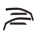 Westin 2009-2018 Dodge/Ram Quad Cab In-Channel Wind Deflector 4pc - Smoke