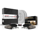Power Stop 13-16 Hyundai Santa Fe Front & Rear Z17 Evolution Geomet Coated Brake Kit