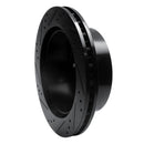 R1 99-05 Ford F-350 Super Duty 2WD Rear Right Drilled & Slotted Black Brake Rotor