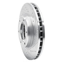 R1 93-97 Lexus LX450 Front Drilled & Slotted Silver Brake Rotor Set