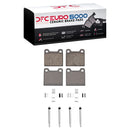 DFC 61-91 Mercedes-Benz 220 Front/Rear Euro 5000 Ceramic Brake Pads and Hardware Kit