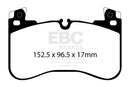 EBC 2020+ Land Rover Defender 90 2.0T Ultimax Front Brake Pads