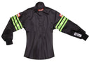RaceQuip Green Trim SFI-1 JR. Jacket - Kids Medium
