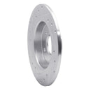 R1 04-13 Volvo V50 Rear Right Drilled & Slotted Silver Brake Rotor
