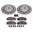 Power Stop 10-15 Lexus RX350 Front and Rear Semi-Coated Rotor Kit