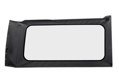 Bestop 18-26 Jeep Wrangler JL Oe JL Replacement Windows (Quarter Right Hand 2-Door Blk Vinyl Clear)
