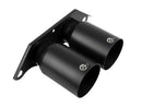 aFe Power Mach Force Xp 4in 304 SS Bolt-On Exhaust Tips Satin Black 14-19 Porsche 911 GT3 3.8L/4.0L