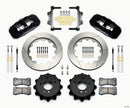 Wilwood AERO4 Rear Kit 14.00 2007-2011 BMW E90 Series w/Lines