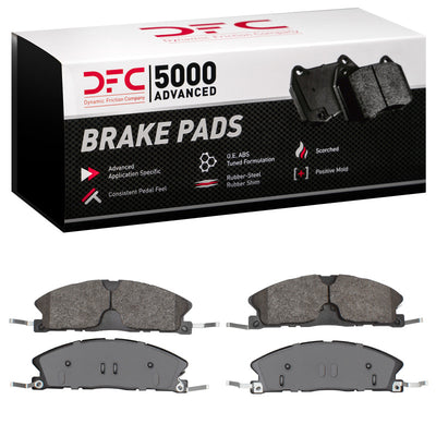 DFC 13-19 Ford Police Interceptor Sedan Front 5000 Advanced Semi Metallic Brake Pads