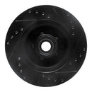 R1 67-74 Buick Gran Sport Front Left Drilled & Slotted Black Brake Rotor