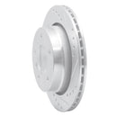 R1 96-05 BMW 323i Front & Rear Drilled & Slotted Silver Brake Rotor Set