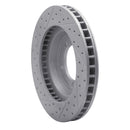 R1 67-70 Chevrolet Caprice Front Right Drilled & Slotted Geo-Carbon Rotor