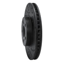 R1 00-10 Pontiac Vibe Front Right Drilled & Slotted Black Brake Rotor