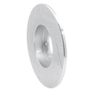 R1 15-26 BMW 228I xDrive Gran Coupe Front Right Drilled & Slotted Silver Brake Rotor