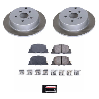 Power Stop 05-10 Scion tC Front and Rear Semi-Coated Rotor Kit