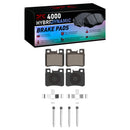 DFC 87-89 Mercedes-Benz 300TE Rear Geospec Rotors w/4000 HybriDynamic Brake Pads w/Hardware