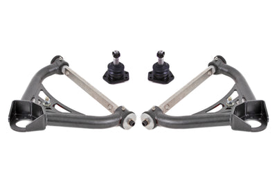 BMR 70-81 Chevrolet Camaro A-Arms Upper Non-Adjustable Delrin Std Ball Joint - Black Hammertone