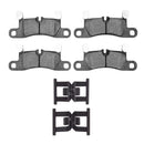 DFC 11-14 Porsche Cayenne Rear 5000 Advanced Low Metallic Brake Pads and Hardware Kit