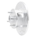 R1 1978-1987 Chevrolet CHEVETTE Front Right Drilled & Slotted Silver Brake Rotor