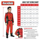 RaceQuip Black SFI-1 1-L Suit - Large