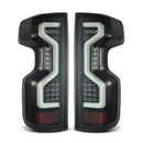 AlphaRex 19-23 Chevrolet Silverado 1500/2500HD/3500HD PRO-Series LED Tail Lights Jet Black