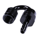 Russell 4AN ProClassic Crimp 180 Degree Hose End - Black