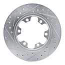 R1 20-25 Ford Transit-250 Front & Rear Drilled & Slotted Silver Brake Rotor Set