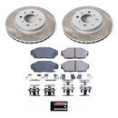 Power Stop 90-93 Acura Integra Front and Rear Semi-Coated Rotor Kit